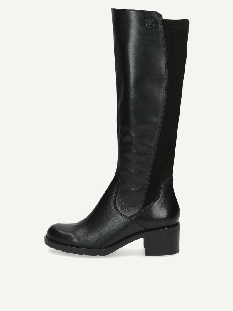 Lederstiefel - schwarz, BLACK COMB, hi-res