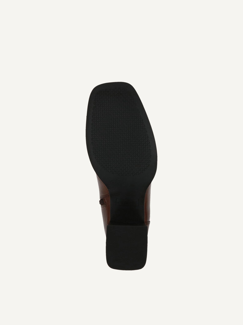 Lederstiefelette - braun, COGNAC NAPPA, hi-res