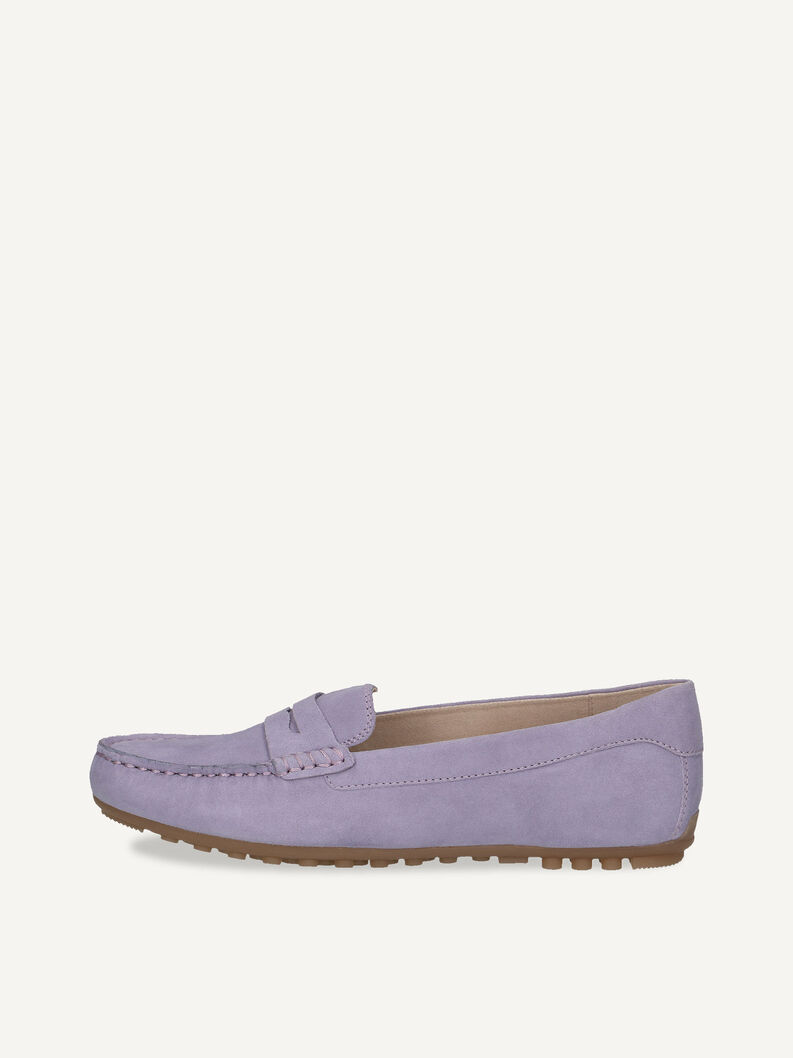 Ledermoccassin - lila, LAVENDER SUEDE, hi-res