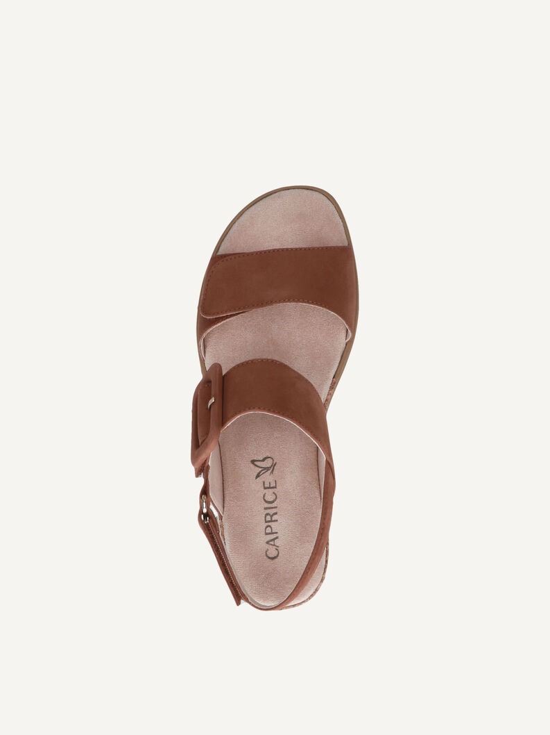 Sandalette, COGNAC NUBUC, hi-res