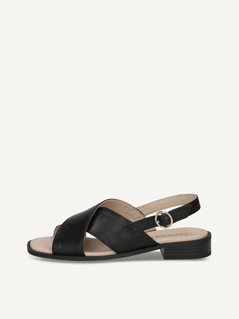 Sandalette, BLACK NAPPA, hi-res