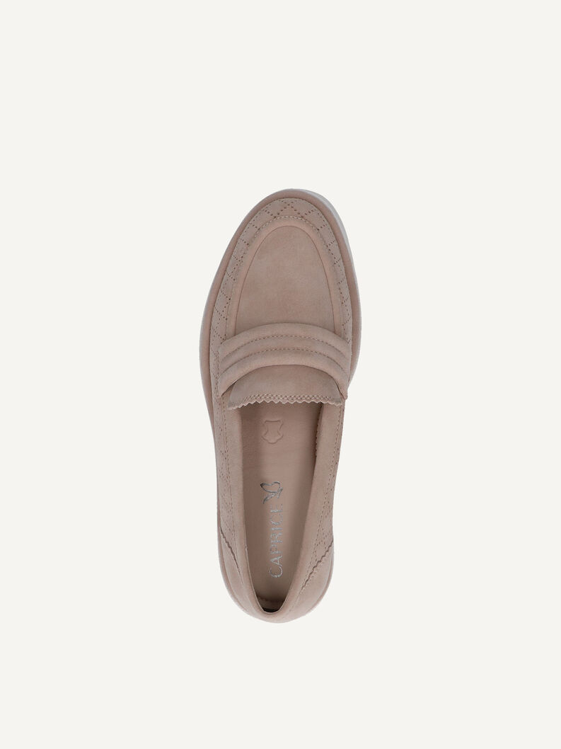 Lederslipper - beige, SAND SUEDE, hi-res