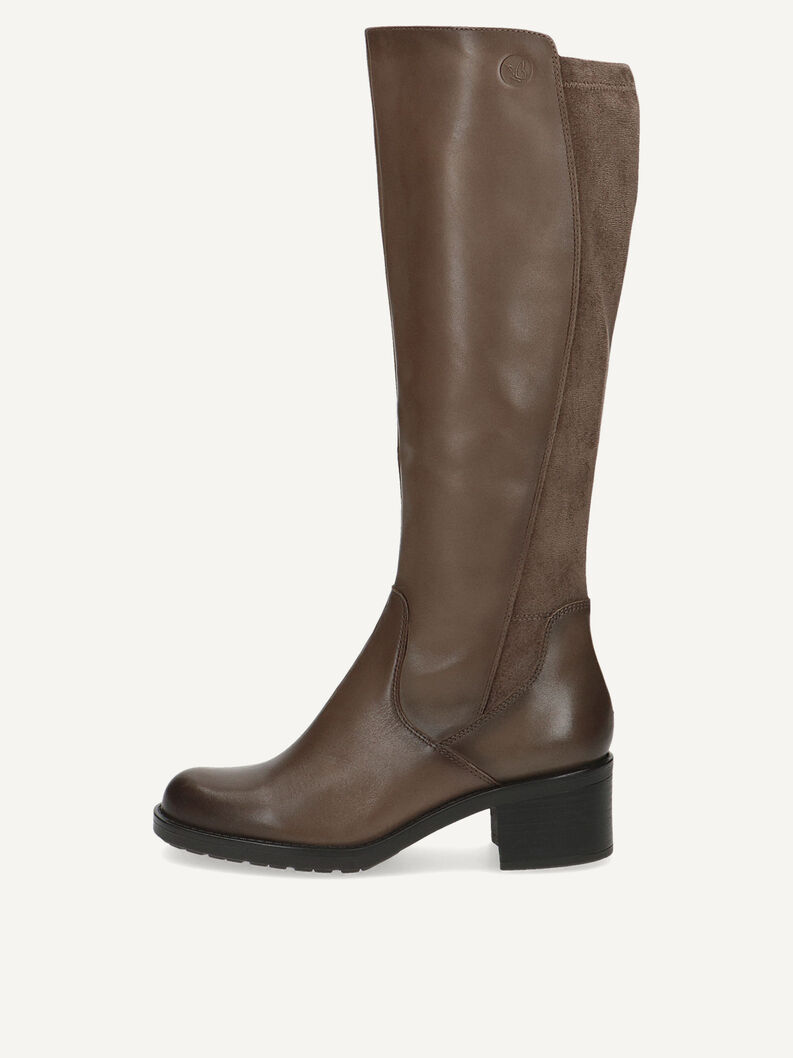 Lederstiefel - beige, TAUPE COMB, hi-res