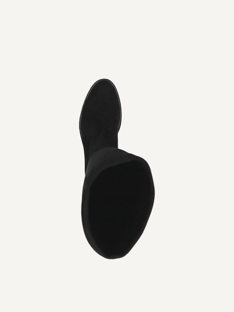 Overknee - schwarz, BLACK STRETCH, hi-res