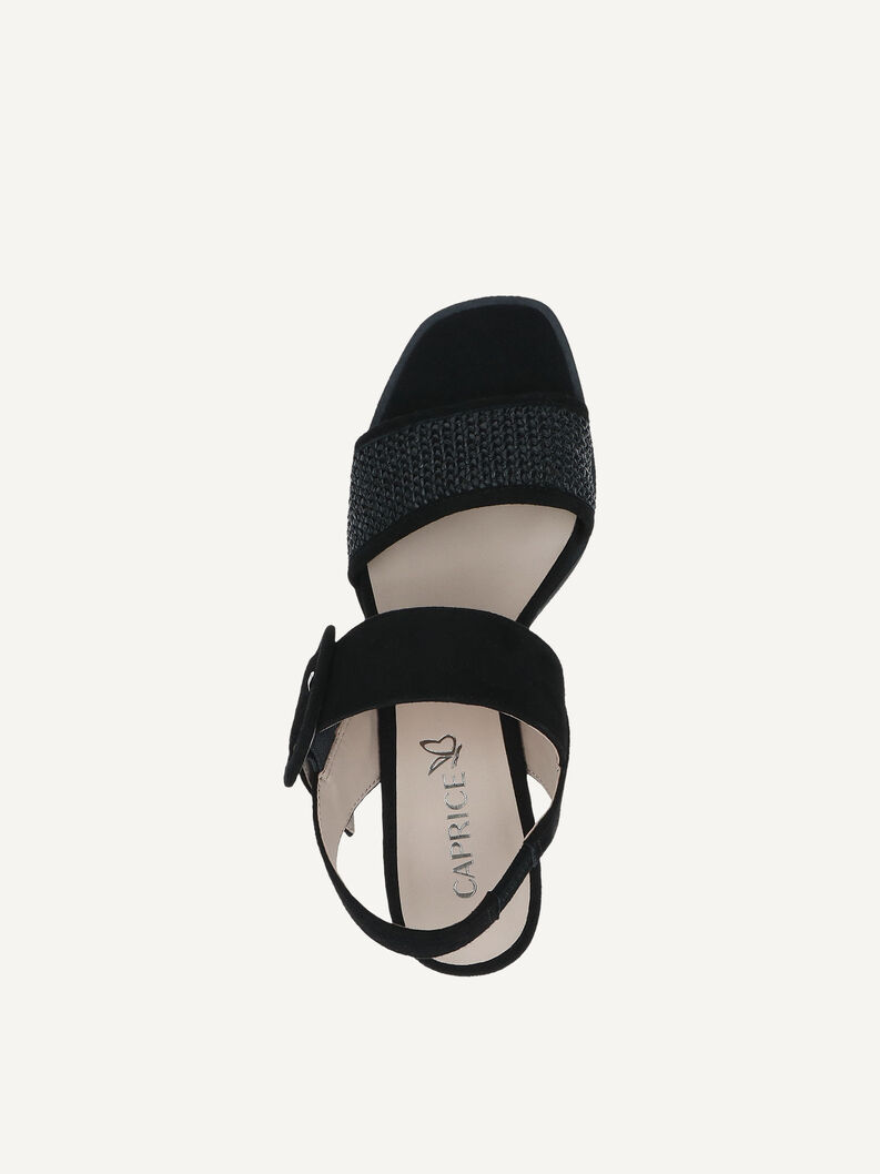 Sandalette - schwarz, BLACK COMB, hi-res