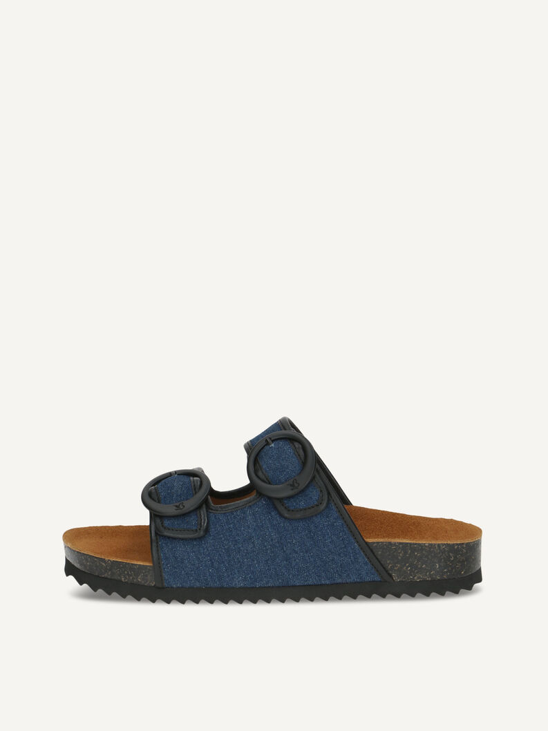Pantolette, JEANS/BLACK, hi-res