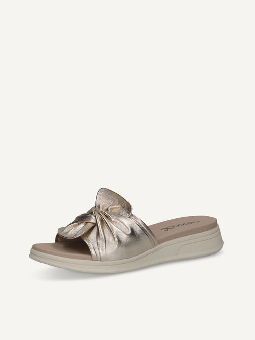 Ciabatte, LT.GOLD METAL., hi-res