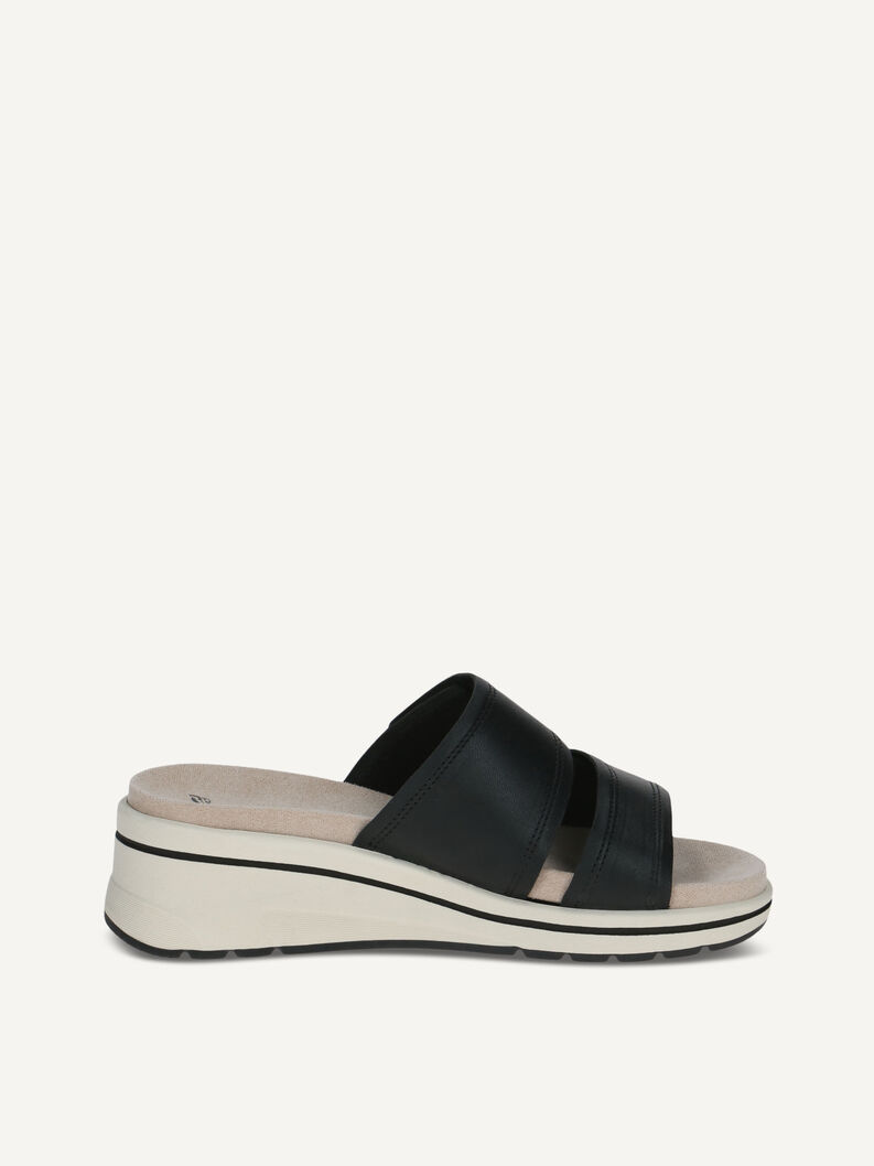 Pantolette, BLACK NAPPA, hi-res