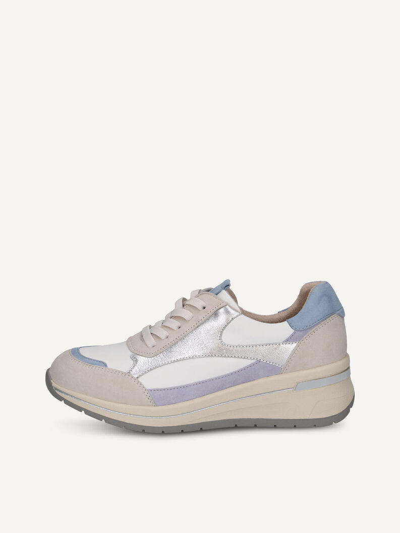 Sneaker, WHITE/SILVER, hi-res