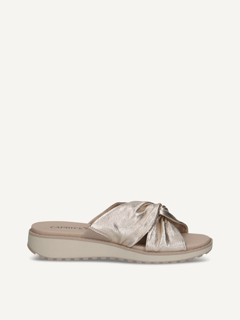 Pantolette, PLATIN METAL., hi-res