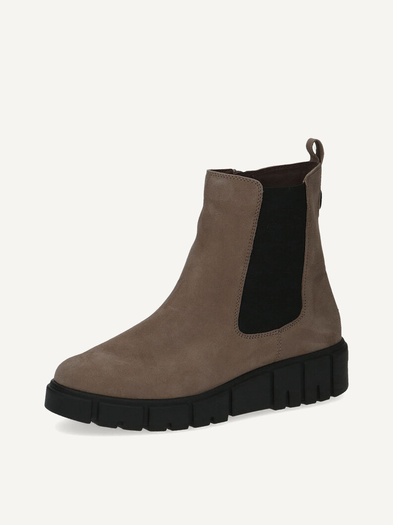 Lederstiefelette - braun, MUD SUEDE, hi-res