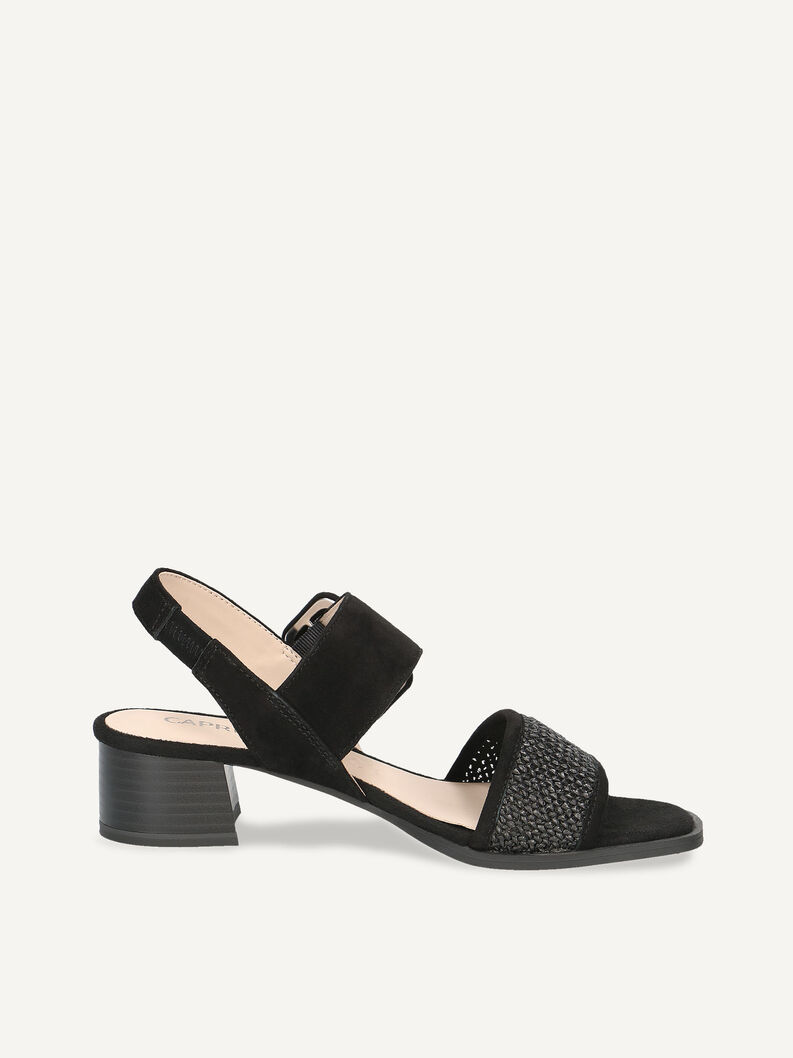Sandalette - schwarz, BLACK COMB, hi-res