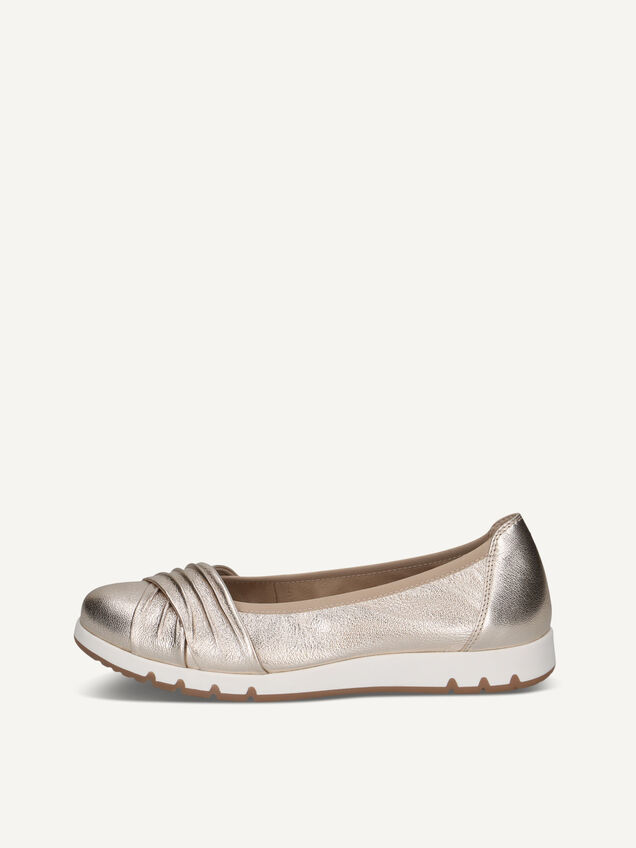 CAPRICE Ballerines Femme - Cuir Souple, Semelle Synthétique - Confort Et Style Casual (Réf. 9-22118-44)