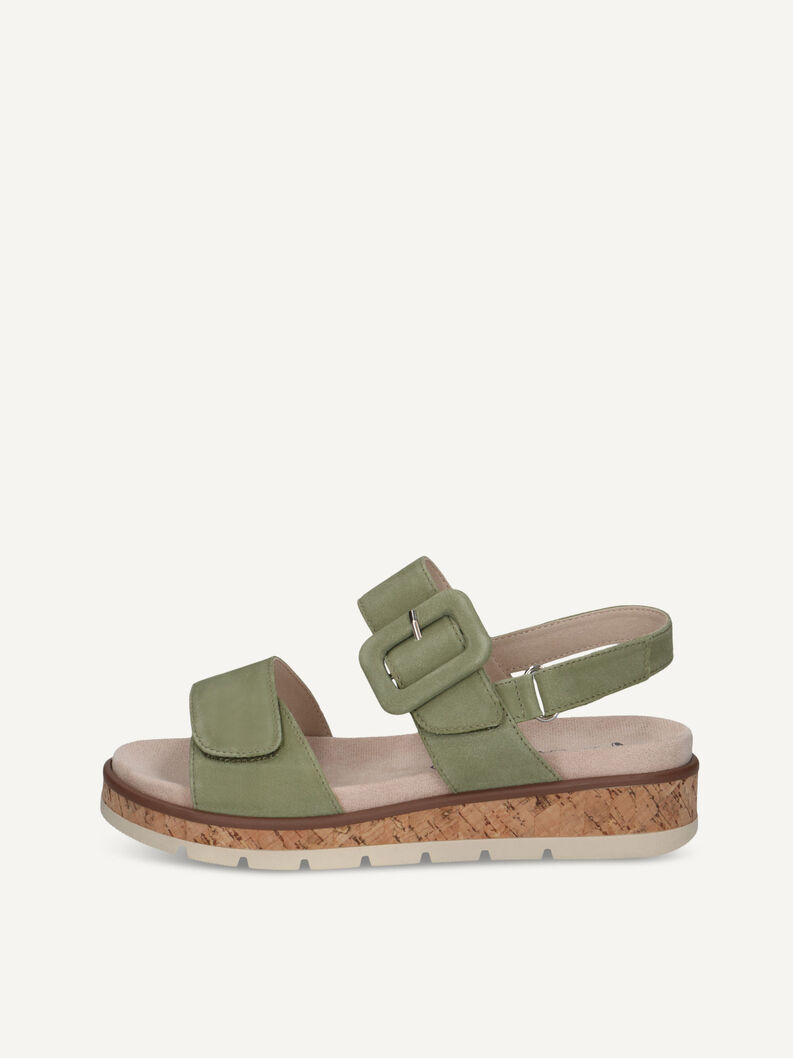 Sandalo, GREEN SUEDE, hi-res