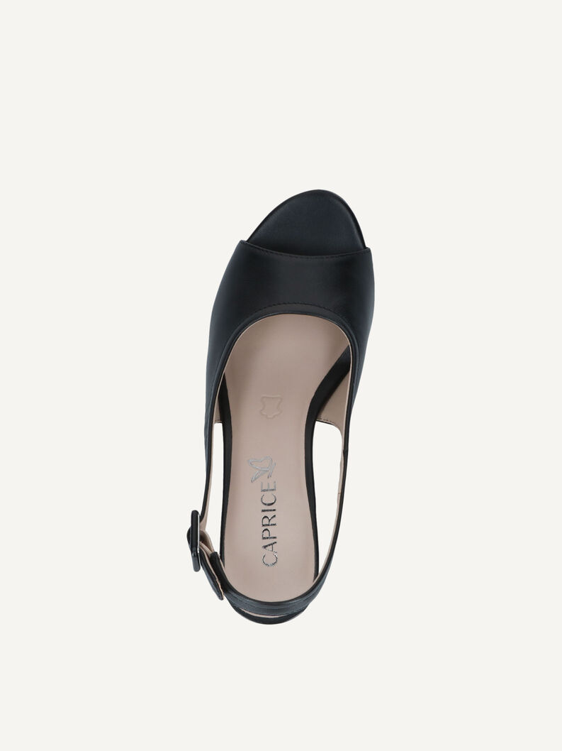 Sandalette, BLACK NAPPA, hi-res