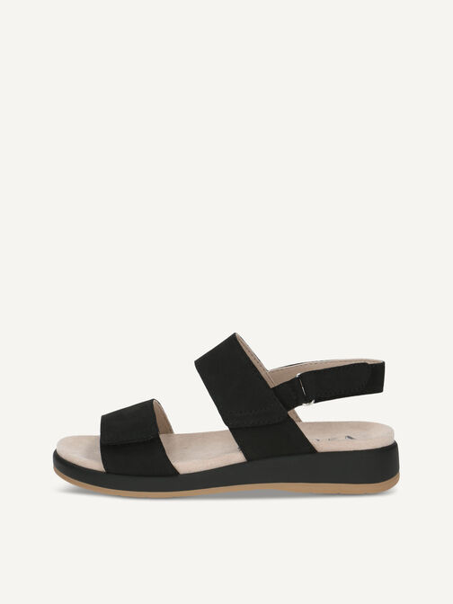 Sandale, BLACK NUBUC, hi-res