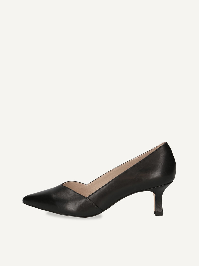 Lederpumps - schwarz, BLACK NAPPA, hi-res
