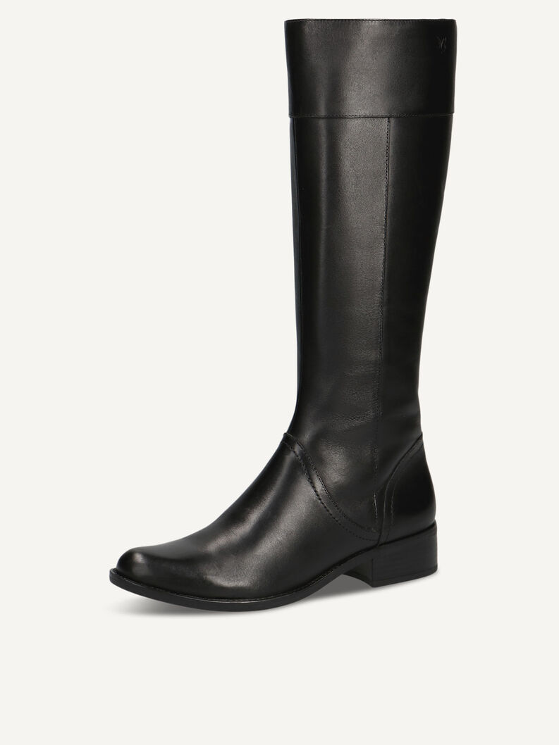 Lederstiefel - schwarz, BLACK NAPPA, hi-res