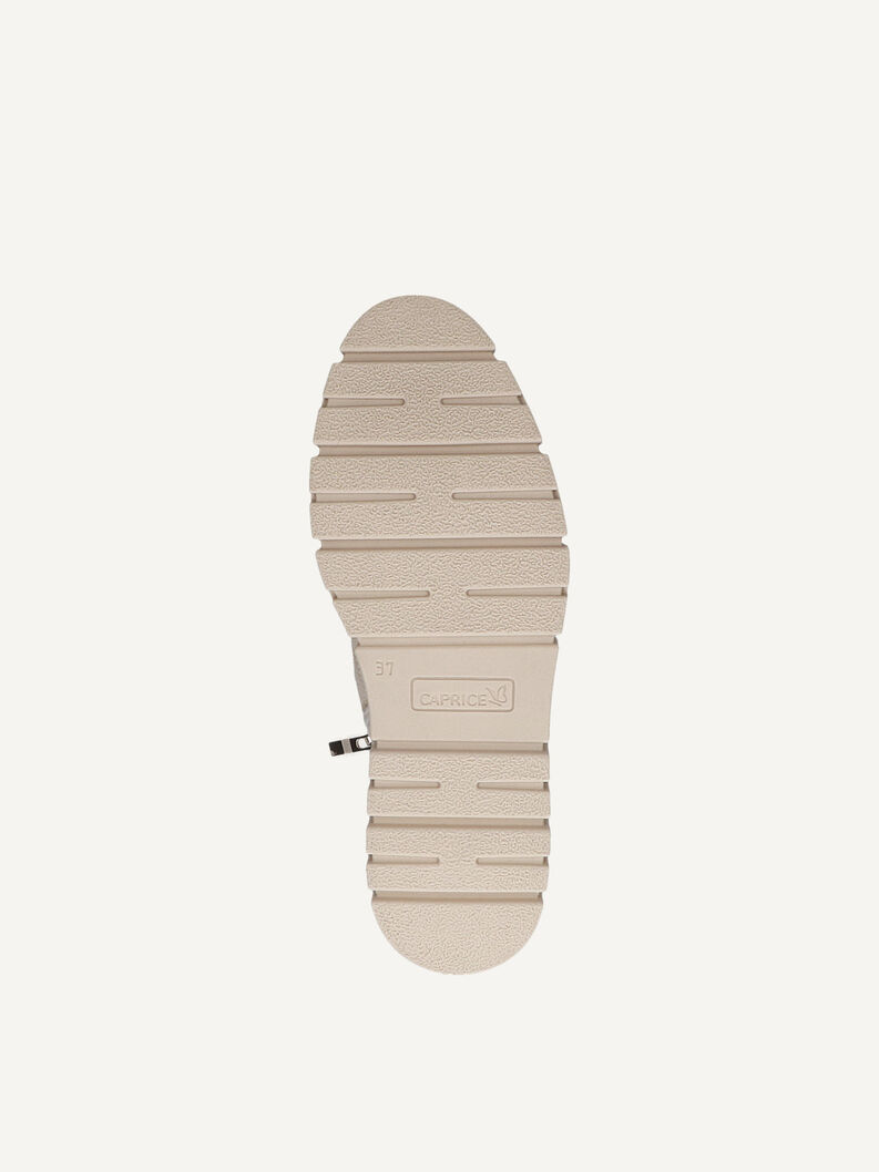 Lederstiefelette - weiß Warmfutter, ECRU NAPPA, hi-res