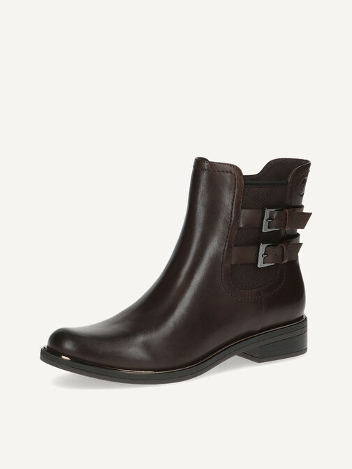 Lederstiefelette - braun, DK BROWN NAPPA, hi-res