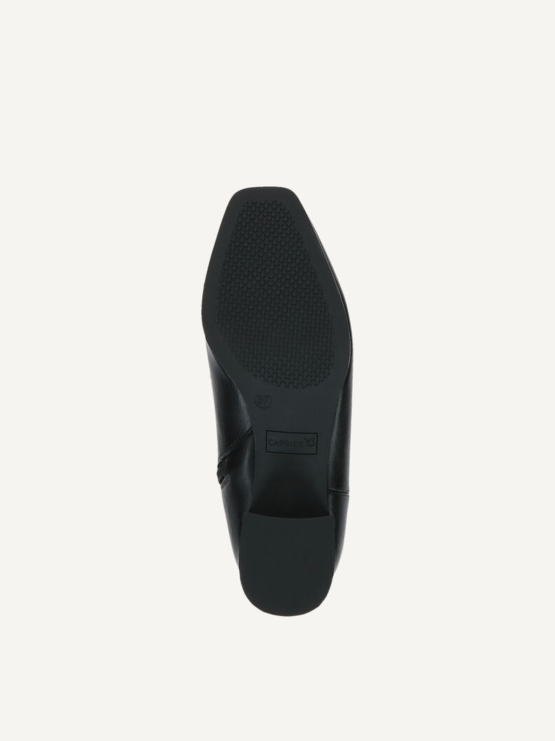 Lederstiefelette - schwarz, BLACK NAPPA, hi-res