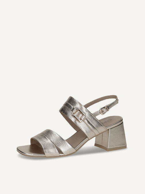 Sandalette, PLATIN METAL., hi-res