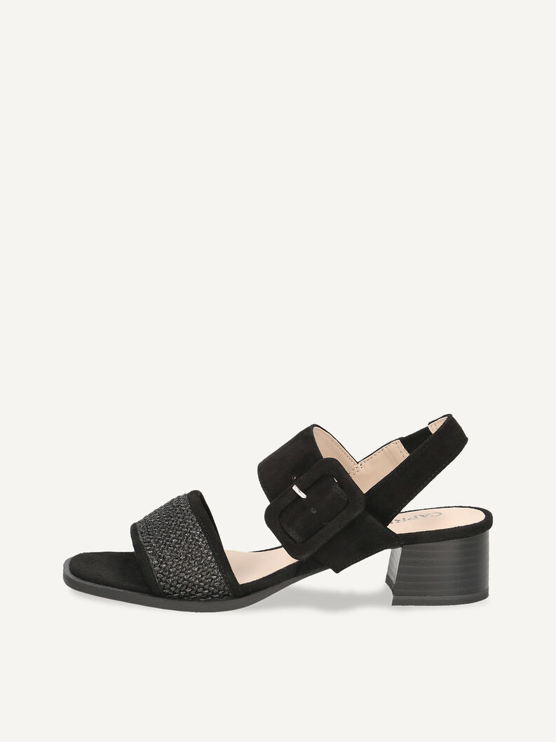 Sandalette - schwarz, BLACK COMB, hi-res