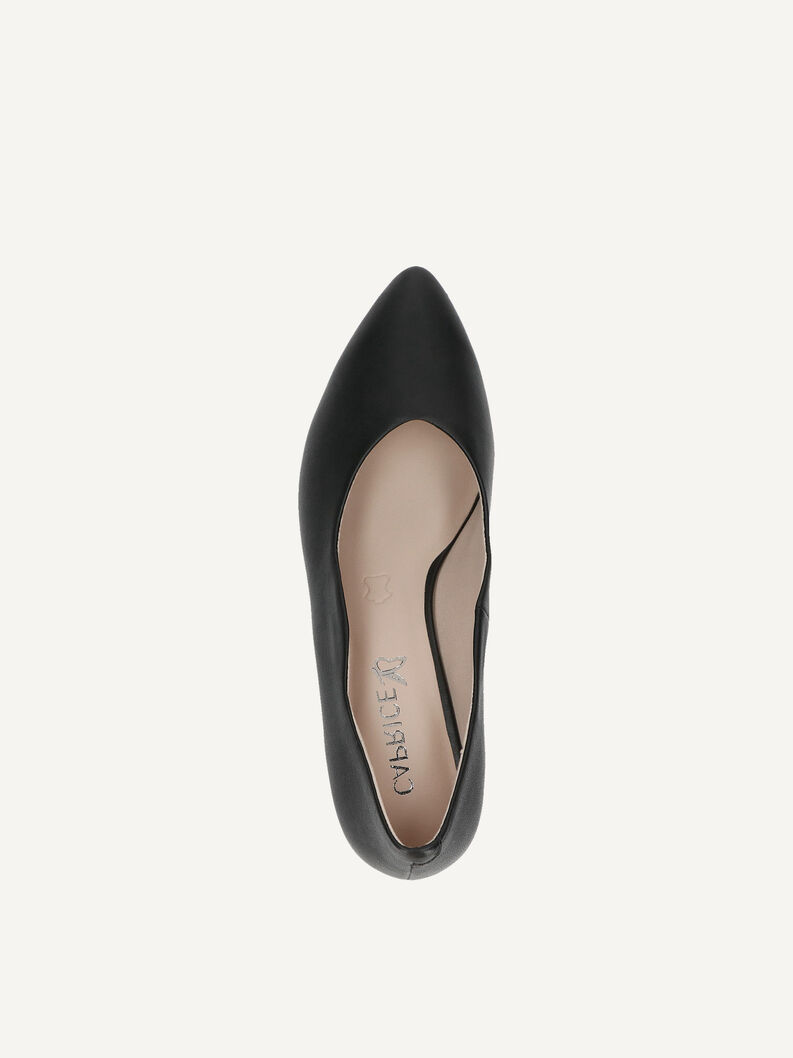 Lederpumps - schwarz, BLACK NAPPA, hi-res