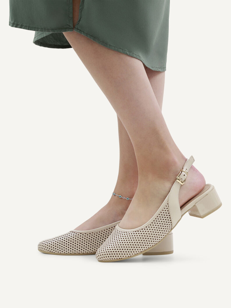 Slingpumps, CREAM NAPPA, hi-res