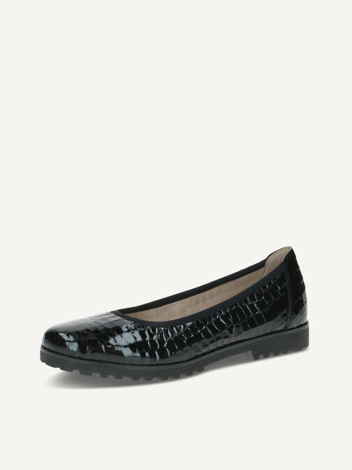 Ballerina, BLACK CROCO, hi-res