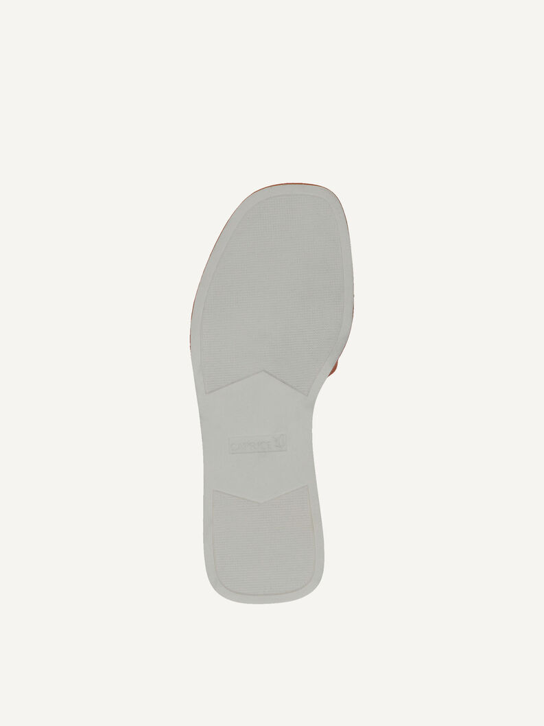 Lederpantolette - orange, ORANGE SUEDE, hi-res