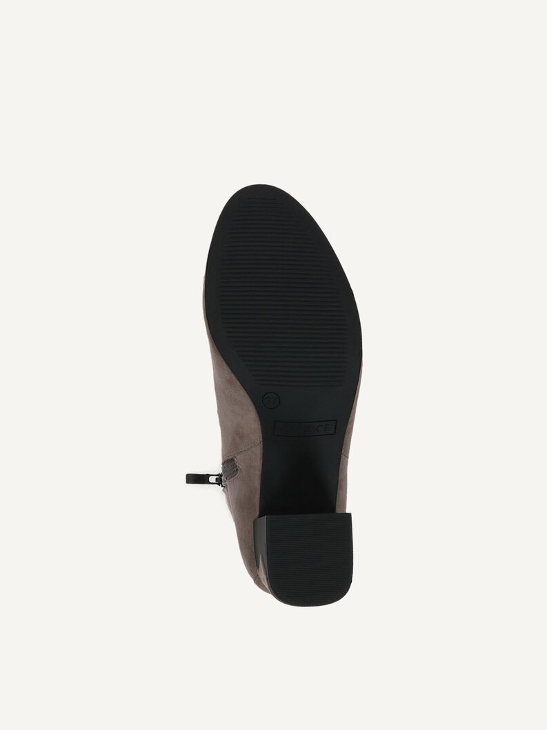Lederstiefelette - braun, TAUPE SUEDE, hi-res