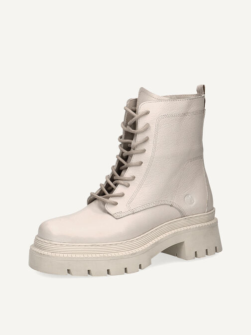 Lederstiefelette - beige, BEIGE NAPPA, hi-res