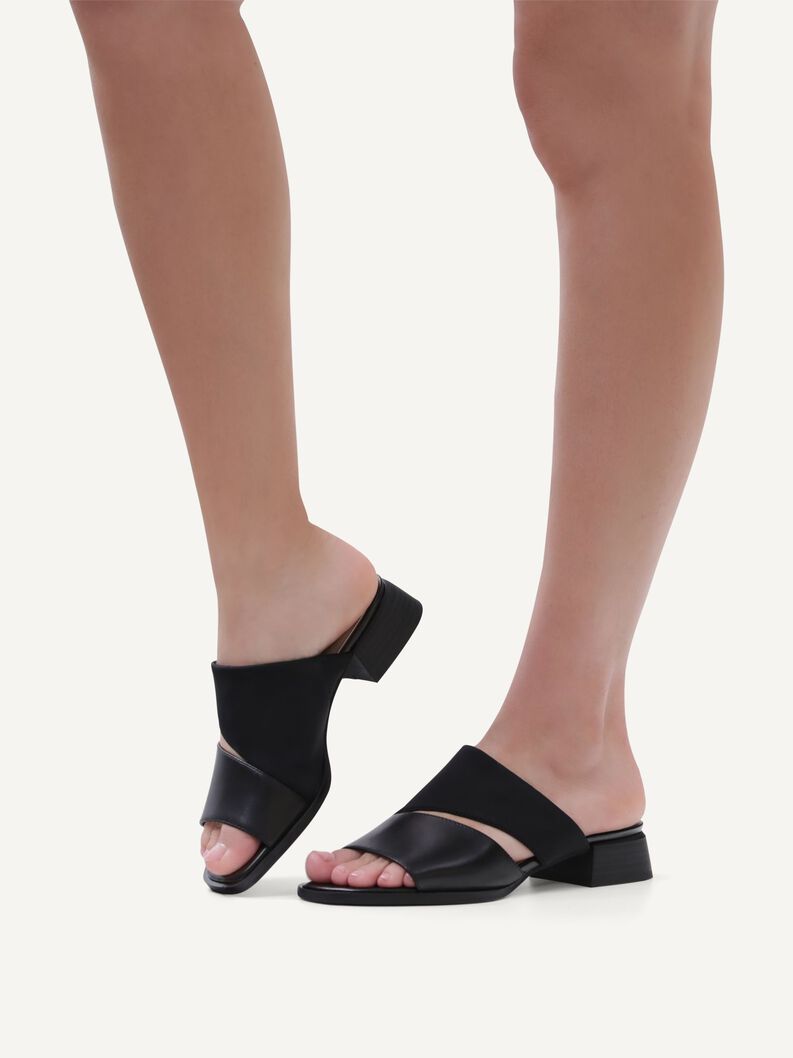 Pantolette - schwarz, BLACK COMB, hi-res