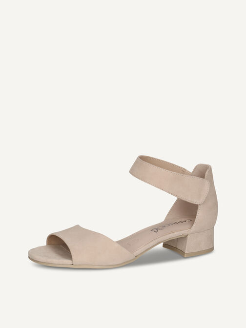 Sandalette, BEIGE SUEDE, hi-res