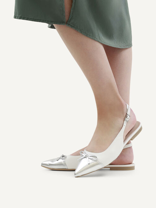 Ballerina, WHITE/SILVER, hi-res