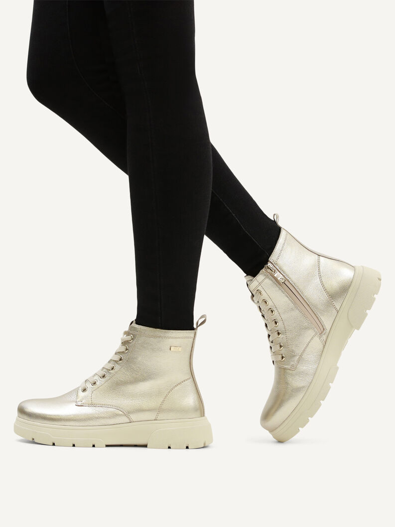 Stiefelette, PLATIN METAL., hi-res