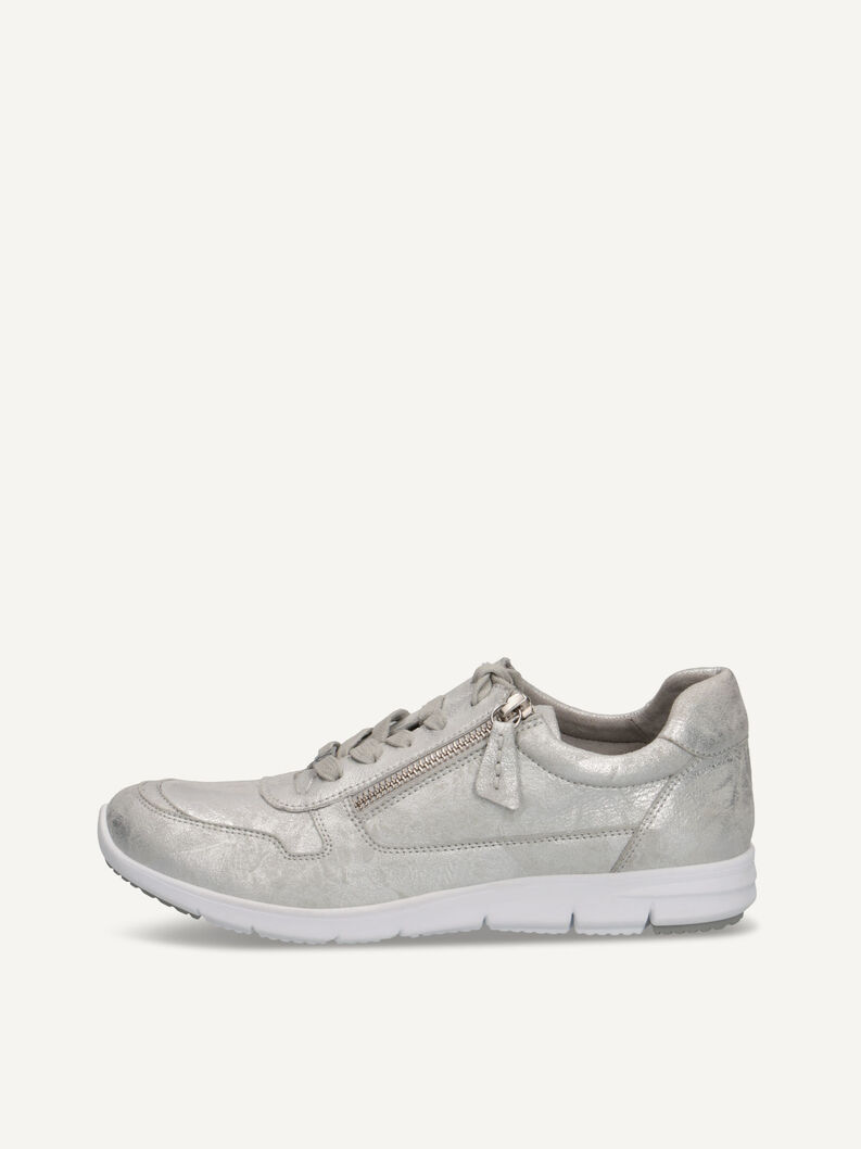 Basket en cuir - argentés, SILVER SHI.SUE, hi-res
