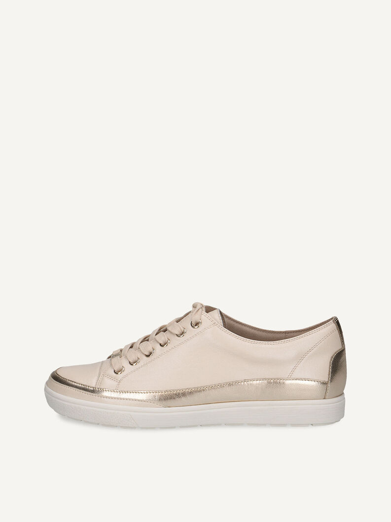 Ledersneaker - metallic, CREAM COMB, hi-res