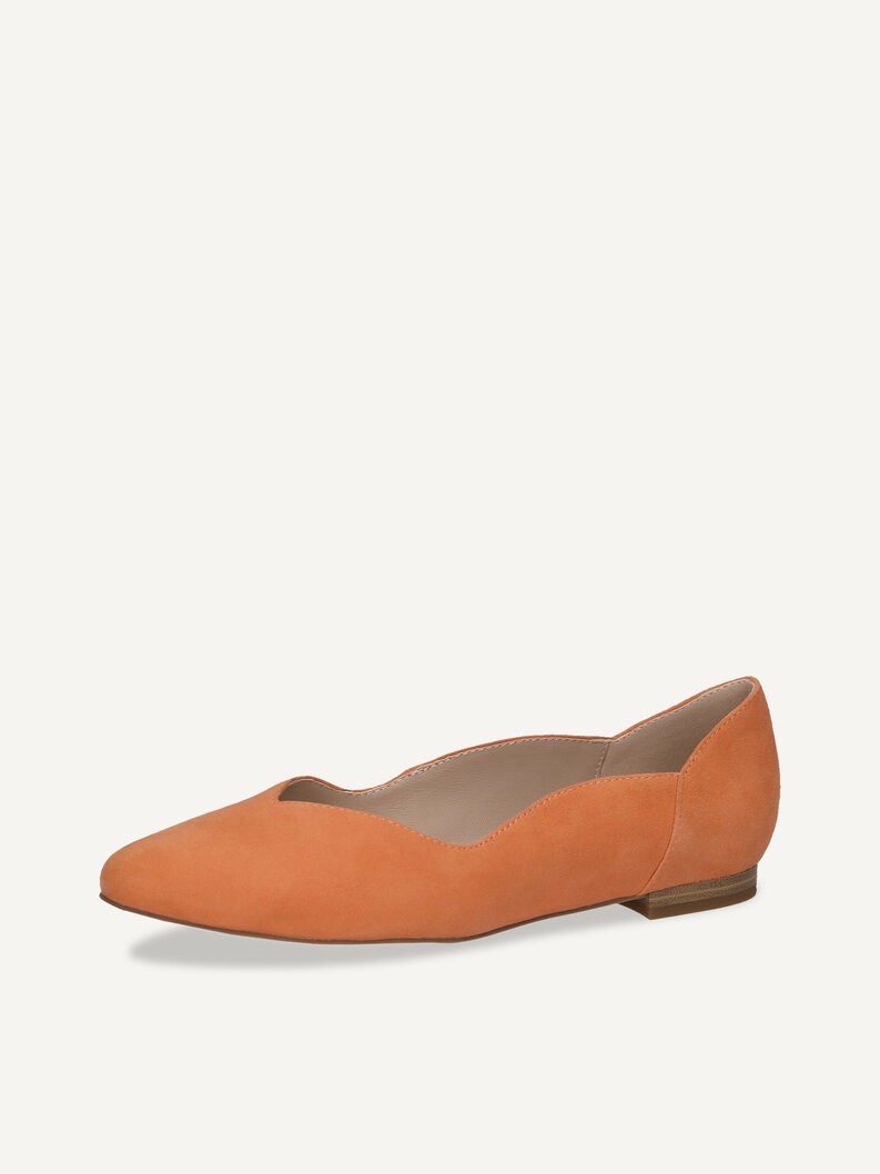 Lederpumps - orange, ORANGE SUEDE, hi-res