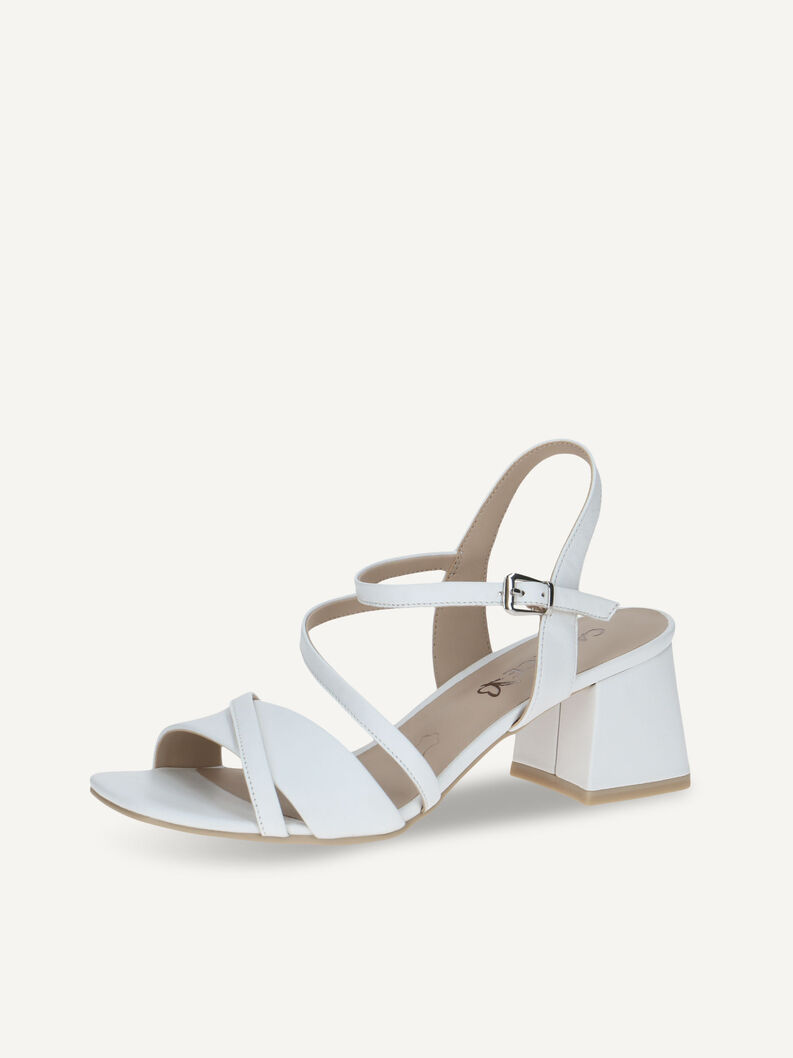 Sandalette, WHITE NAPPA, hi-res