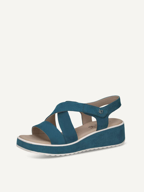 Sandale, BLUE NUBUC, hi-res