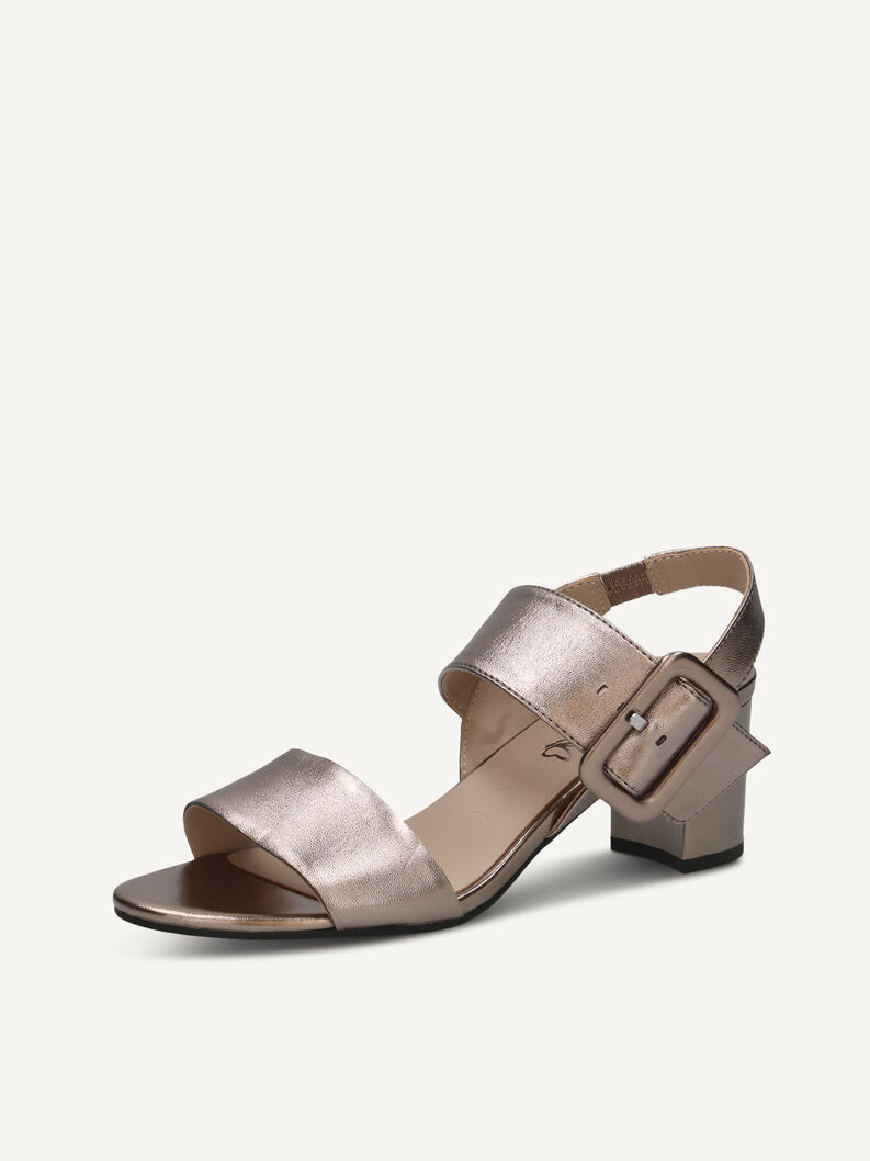 Sandalette, BROWN METALLIC, hi-res