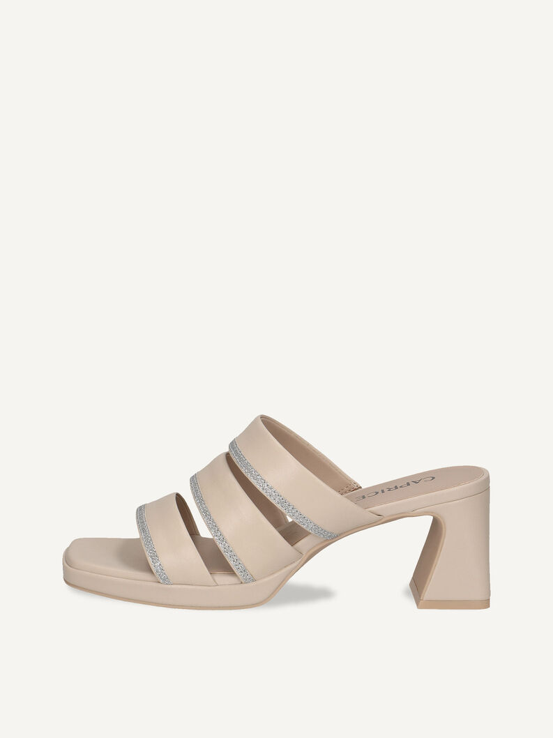 Lederpantolette - weiß, OFFWHITE NAPPA, hi-res