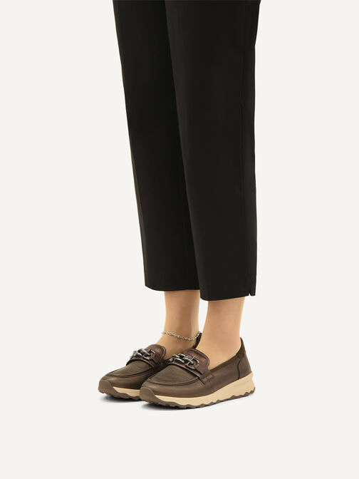 Slipper, DK BROWN MET, hi-res