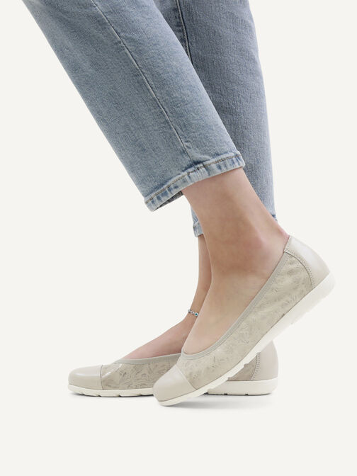 Ballerina, OFFWHITE/SILV., hi-res