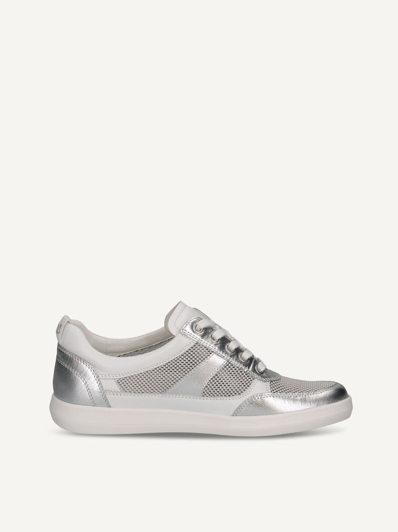 Sneaker, WHITE/SILVER, hi-res