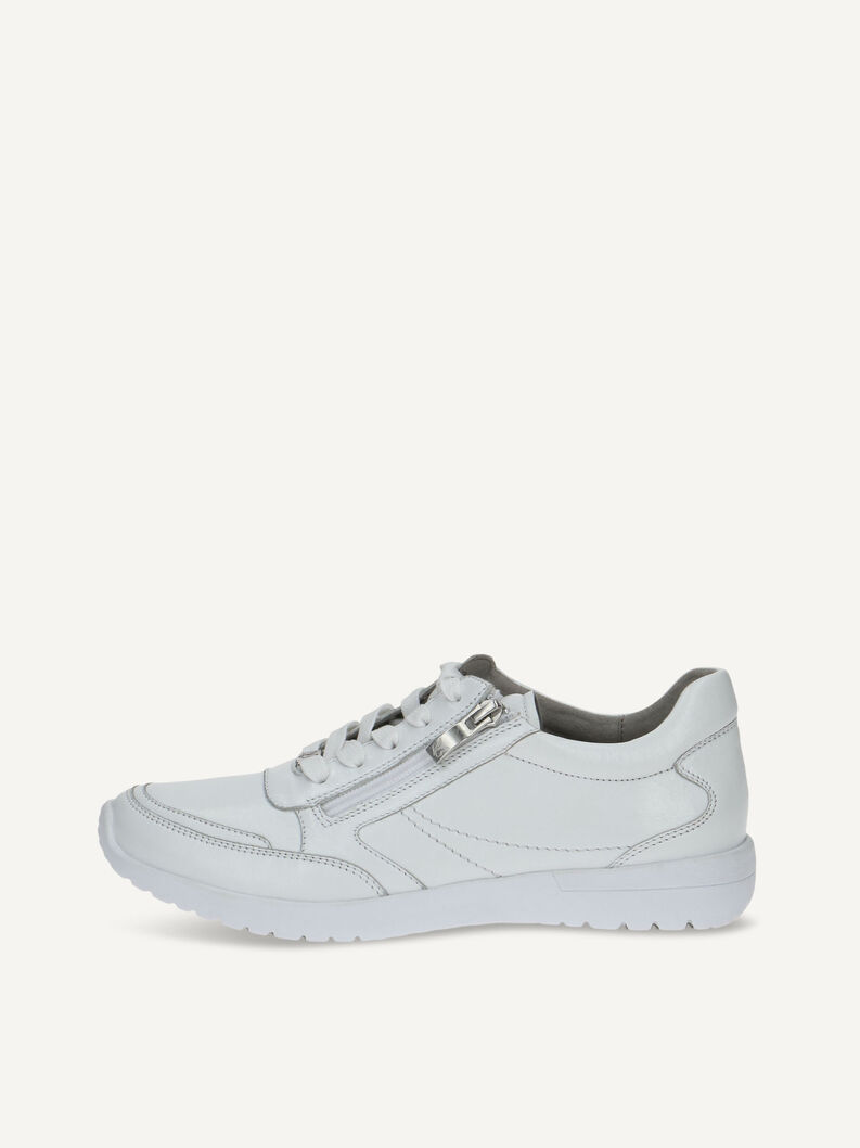 Ledersneaker - weiß, WHITE SOFTNAP., hi-res