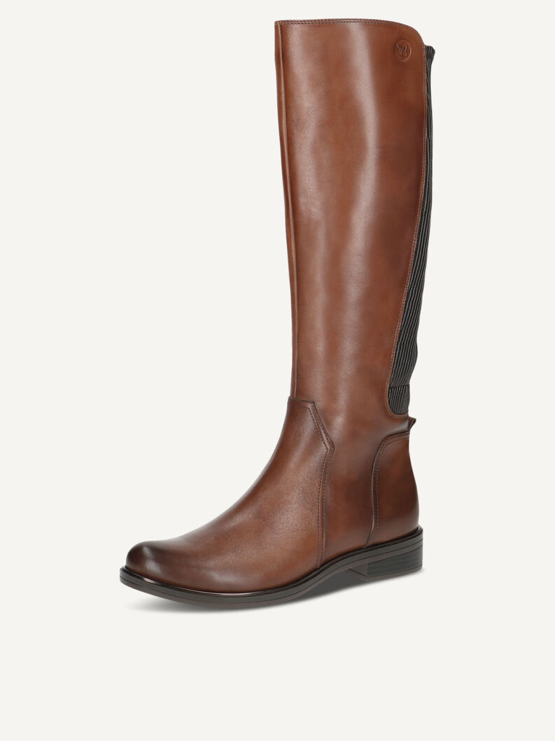 Lederstiefel - braun, COGNAC COMB, hi-res