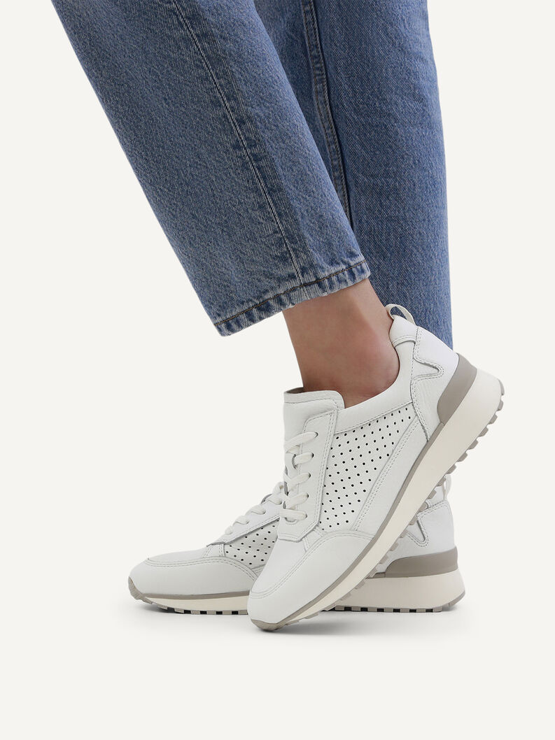 Ledersneaker - wei&szlig;, WHITE DEER, hi-res
